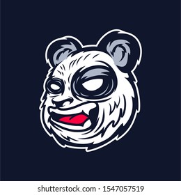 Cartoon Angry Panda Illustration Vector