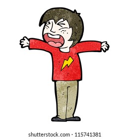 cartoon angry person