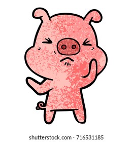 Karikaturenwüstenschwein