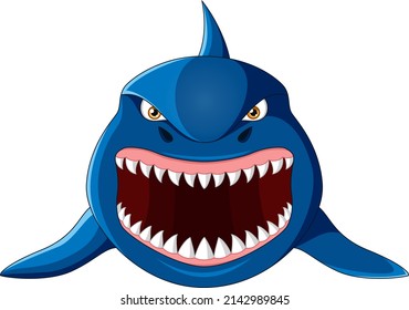 5,125 Cartoon angry shark Images, Stock Photos & Vectors | Shutterstock
