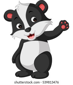 Cartoon animal badger