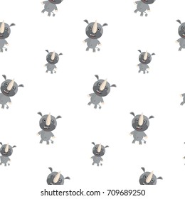 Cartoon animal cute pattern