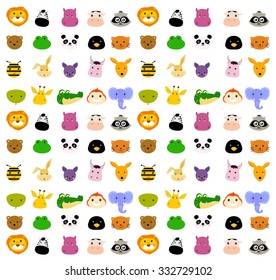 cartoon animal head