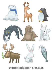 cartoon animal icon