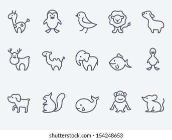 Cartoon Animal Icons