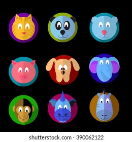 Cartoon Animal icons