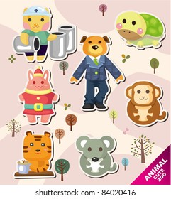 cartoon animal icons