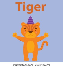 Cartoon Animal Vector Used For Children Book 