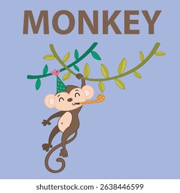Cartoon Animal Vector Used For Children Book 