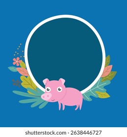 Cartoon Animal Vector Used For Children Book 