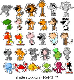Cartoon animals