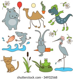 cartoon animals