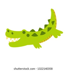 cartoon animals  cute Crocodile