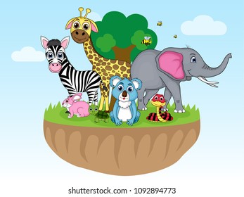 Cartoon Animals Design