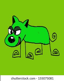 Cartoon animals and Dog Cartoon in Jaidee Family Style