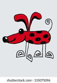 Cartoon animals and Dog Cartoon in Jaidee Family Style