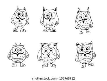 Cartoon animals and owls in Jaidee Family Style