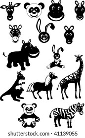 cartoon animals vector