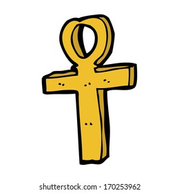 cartoon ankh symbol