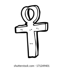 cartoon ankh symbol