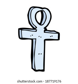 cartoon ankh symbol