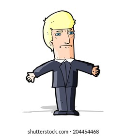 cartoon annoyed boss