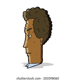 cartoon annoyed man