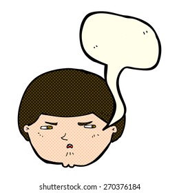 desenho animado homem irritado com balão