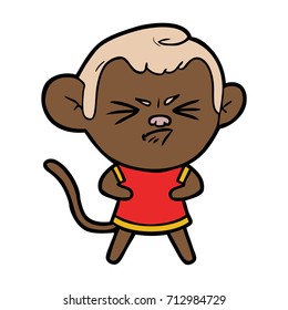 Cartoon-Affe