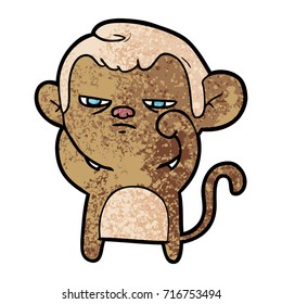 Cartoon-Affe
