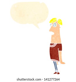 caricatura de un hombre molesto