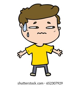 Cartoon-Angstmacher