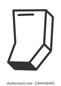 Ilustración de la imagen de la marca vectorial de la apóstrofe de caricatura