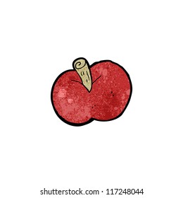 manzana de dibujos animados