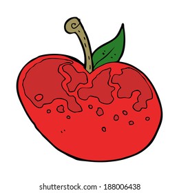 cartoon apple