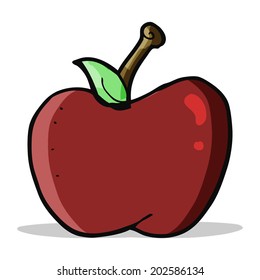 cartoon apple