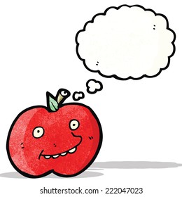 Cartoon-Apfel