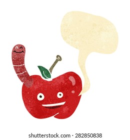 manzana de dibujos animados