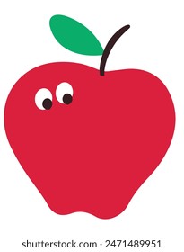 Eine Apfel-Vektorillustration