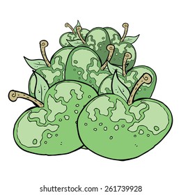 cartoon apples