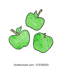 Cartoon-Äpfel,