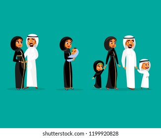 emirati family clipart 5