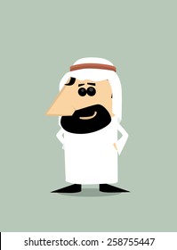 Cartoon Arabic man