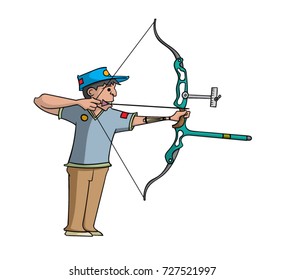 7,238 Archer cartoon Images, Stock Photos & Vectors | Shutterstock