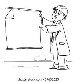 Cartoon Architecture Holdingprojekt