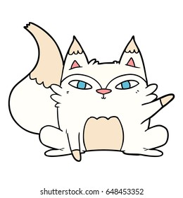 cartoon arctic fox