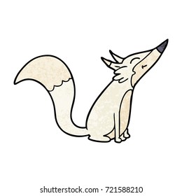 zorro ártico de dibujos animados