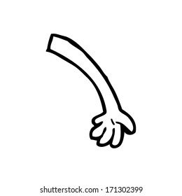 Cartoon-Arm