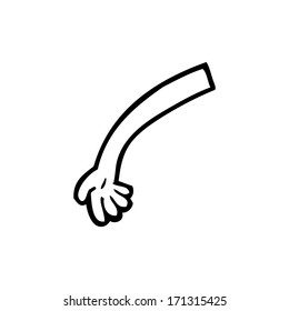 cartoon arm