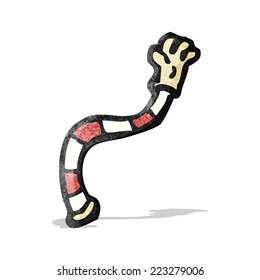 brazo de caricatura